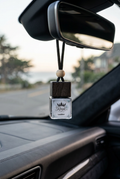 Ritz Carlton diffuser on a rearview mirror