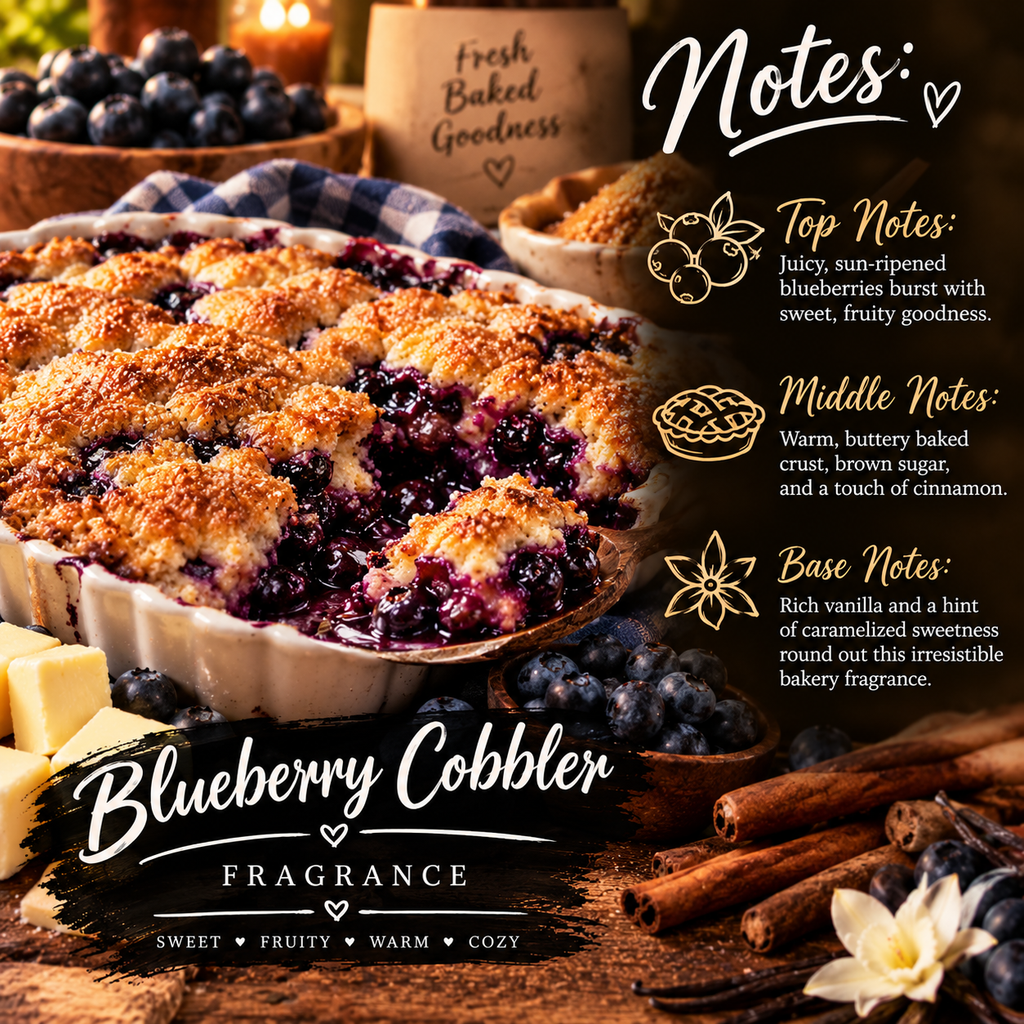 Blueberry cobbler