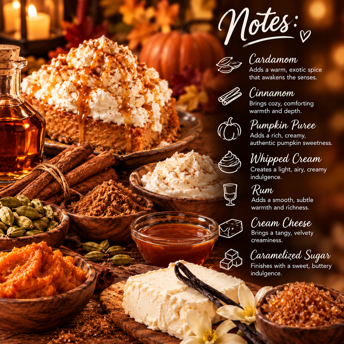 Pumpkin cheesecake